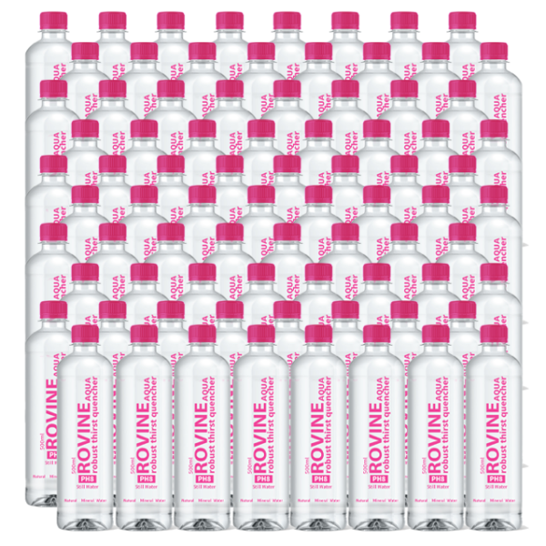 92 x 500 ml of Rovine Aqua Alkaline Water