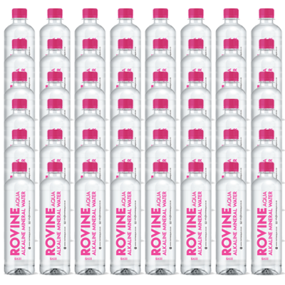 48 x 500 ml of Rovine Aqua Alkaline Water